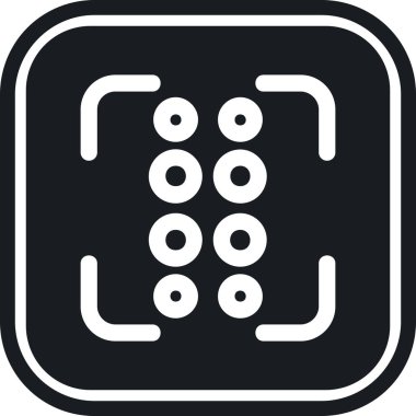 Modern b 'nin vektör illüstrasyonu eksik simgesi