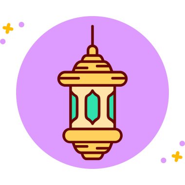ramadan ikon vektör illüstrasyonu