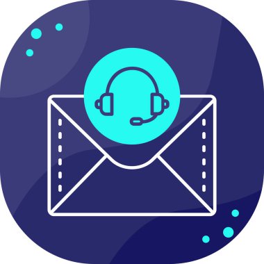 E-posta. Web simgesi basit illüstrasyon