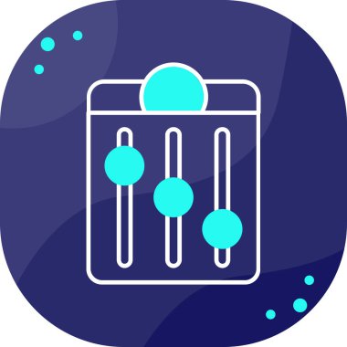 Vektör illüstrasyon logotunda klima simgesi