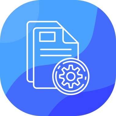 Dosya. Web simgesi basit illüstrasyon