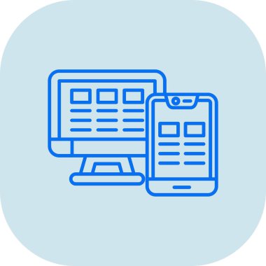 mobil uygulama simgesi vektör illüstrasyon tasarımı