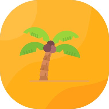 ağaç simgesi vektör illüstrasyonu