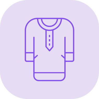 Bir erkeğin giysisinin vektör simgesi