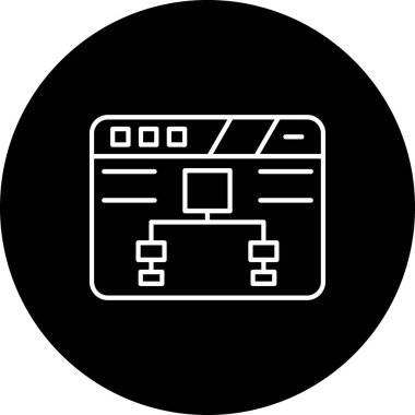 seo modern simgesinin vektör illüstrasyonu