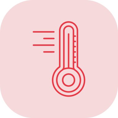 Termometre vektör simgesi