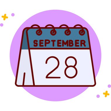 23 Eylül düz simgesi