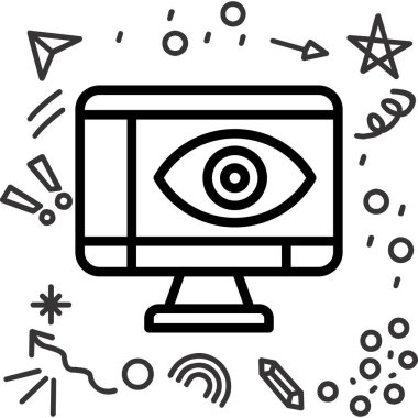 göz internet simgesi, özet biçimi