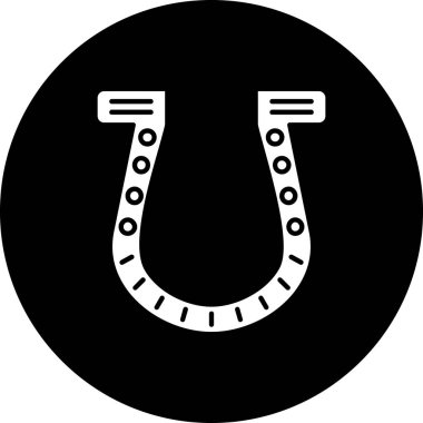 At nalı ikonu vektör illüstrasyonu