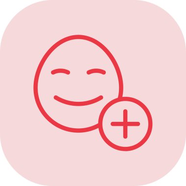 Yüz ifadesi vektör çizimi ile mutlu emoji