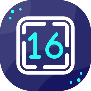 Takvim. Web simgesi basit tasarım