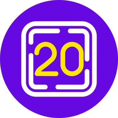 202 takvim simgesi, vektör illüstrasyon basit tasarım