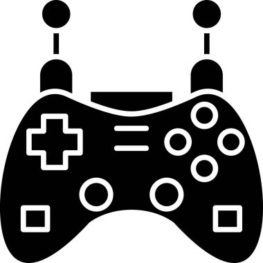 outline tasarımında denetleyici oyun oynatma simgesi