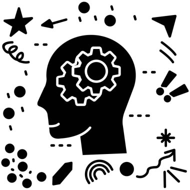 Beyin yaratıcı simge düşünüyor