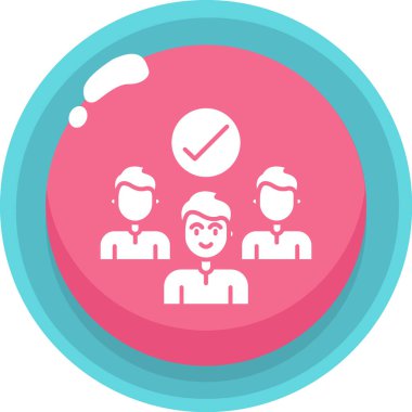 Modern insan simgesinin vektör çizimi