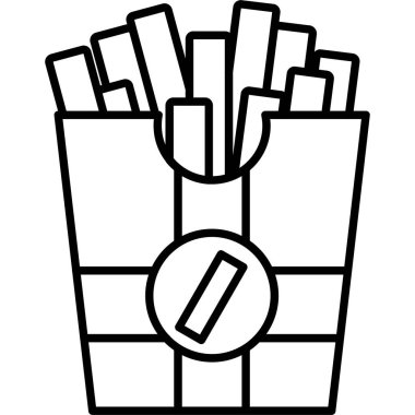 fast food. Basit resimleme