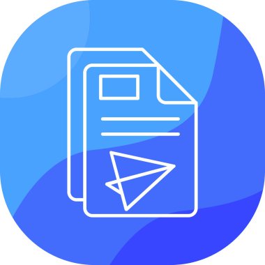 belge dizini belgesi simgesi ana hat biçiminde