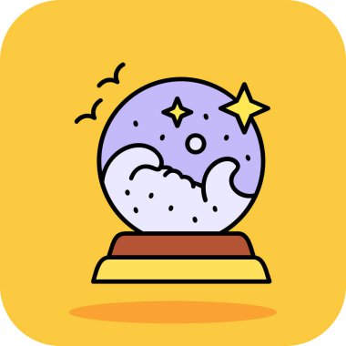 ay yıldız ile vektör çizim