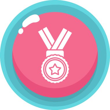 Madalya ikonu. Web tasarımı