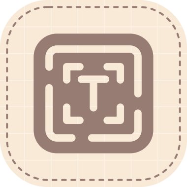 Bir oyun simgesinin vektör illüstrasyonu