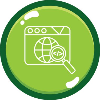 seo modern simgesinin vektör illüstrasyonu