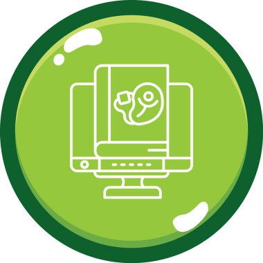 bilgisayar simgesi vektör illüstrasyonu