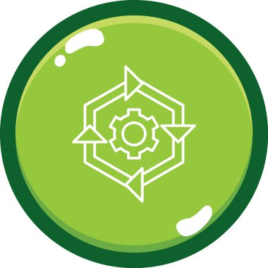 seo modern simgesinin vektör illüstrasyonu