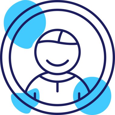 avatar simgesi vektör illüstrasyonu
