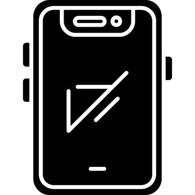 akıllı telefon simgesi vektör illüstrasyonu