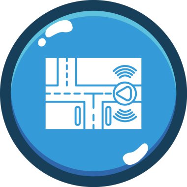 Basit vektör simgesi, wifi illüstrasyonu