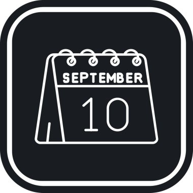 Bir takvim simgesinin illüstrasyonu