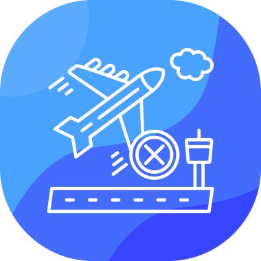 uçak ikonu vektör illüstrasyonu