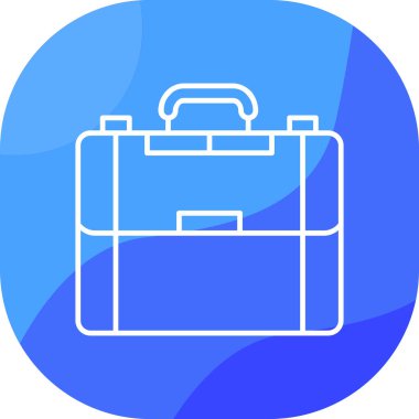 Çanta. Web simgesi basit illüstrasyon