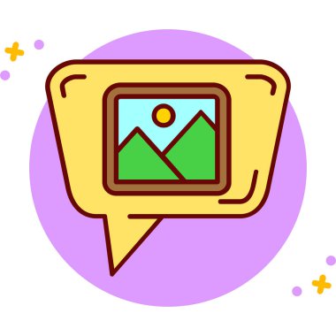 Dağların simge rengi ana hatlı haritası