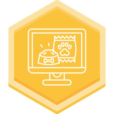 Gıda simgesinin vektör illüstrasyonu