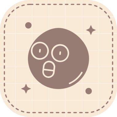 kawaii ifadesi ifade vektör illüstrasyonu