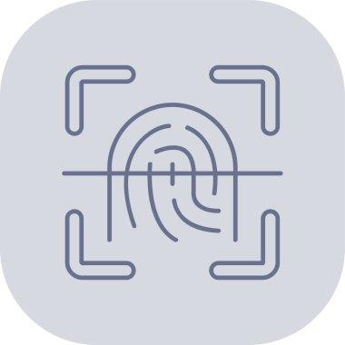 Bir kilit simgesinin vektör illüstrasyonu