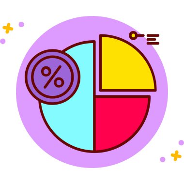 Pasta çizelgesi. Basit resimleme