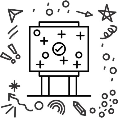 Saat. simge, vektör illüstrasyonu