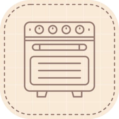 Mutfak simgesi vektör illüstrasyonu