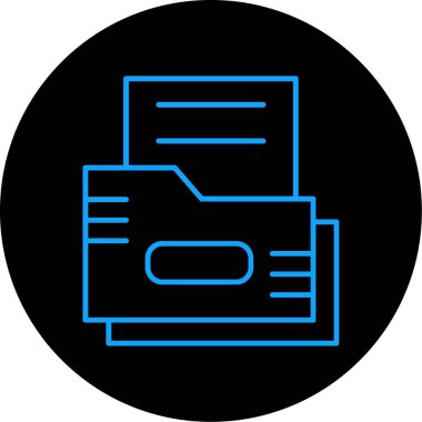 vektör belgesi web simgesi