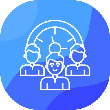 İnsan simgesinin vektör illüstrasyonu