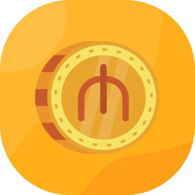 Para birimi simgesi, basit vektör illüstrasyonu