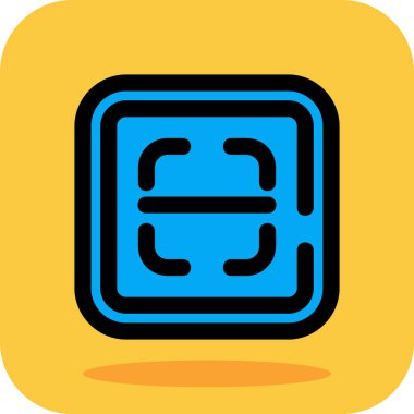 Bina inşaat simgesi - ana hatları biçiminde