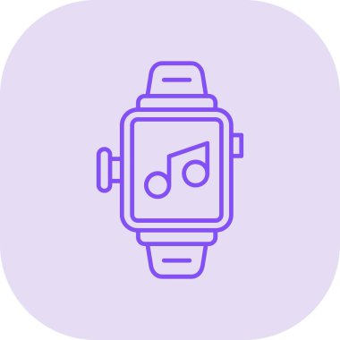 müzik çalar simgesi, modern basit illüstrasyon