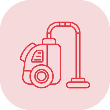 Gaz sobasının vektör illüstrasyon simgesi