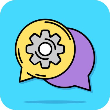 konuşma balonu ikonu vektör illüstrasyon tasarımı