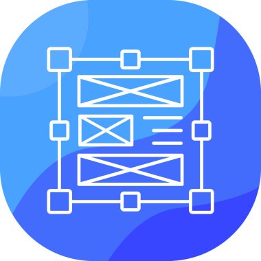 Ağ simgesi. vektör illüstrasyonu