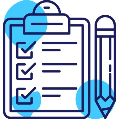 belge simgesi vektör illüstrasyonu