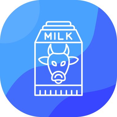 Süt sütü simgesi basit moda